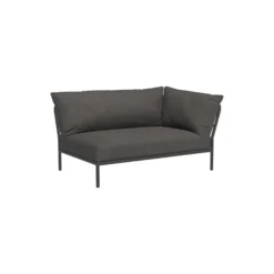 LEVEL2 højrevendt loungesofa, Basic dark grey
