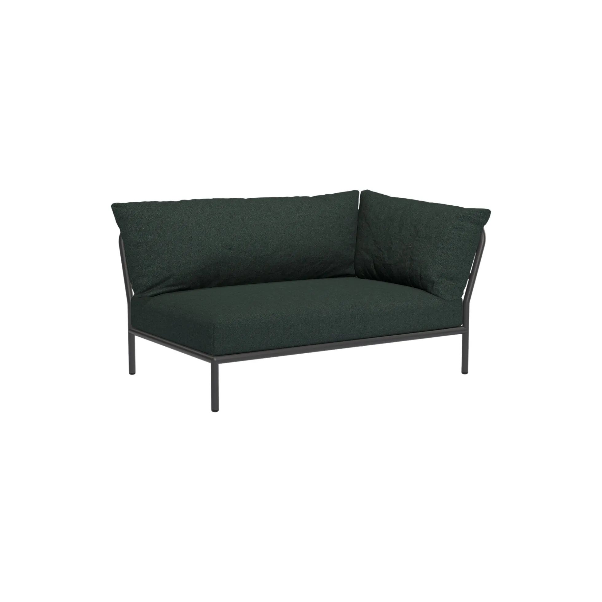 LEVEL2 højrevendt loungesofa, Sunbrella Heritage alpine