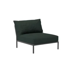 LEVEL2 Single Module loungestol, Sunbrella Heritage alpine
