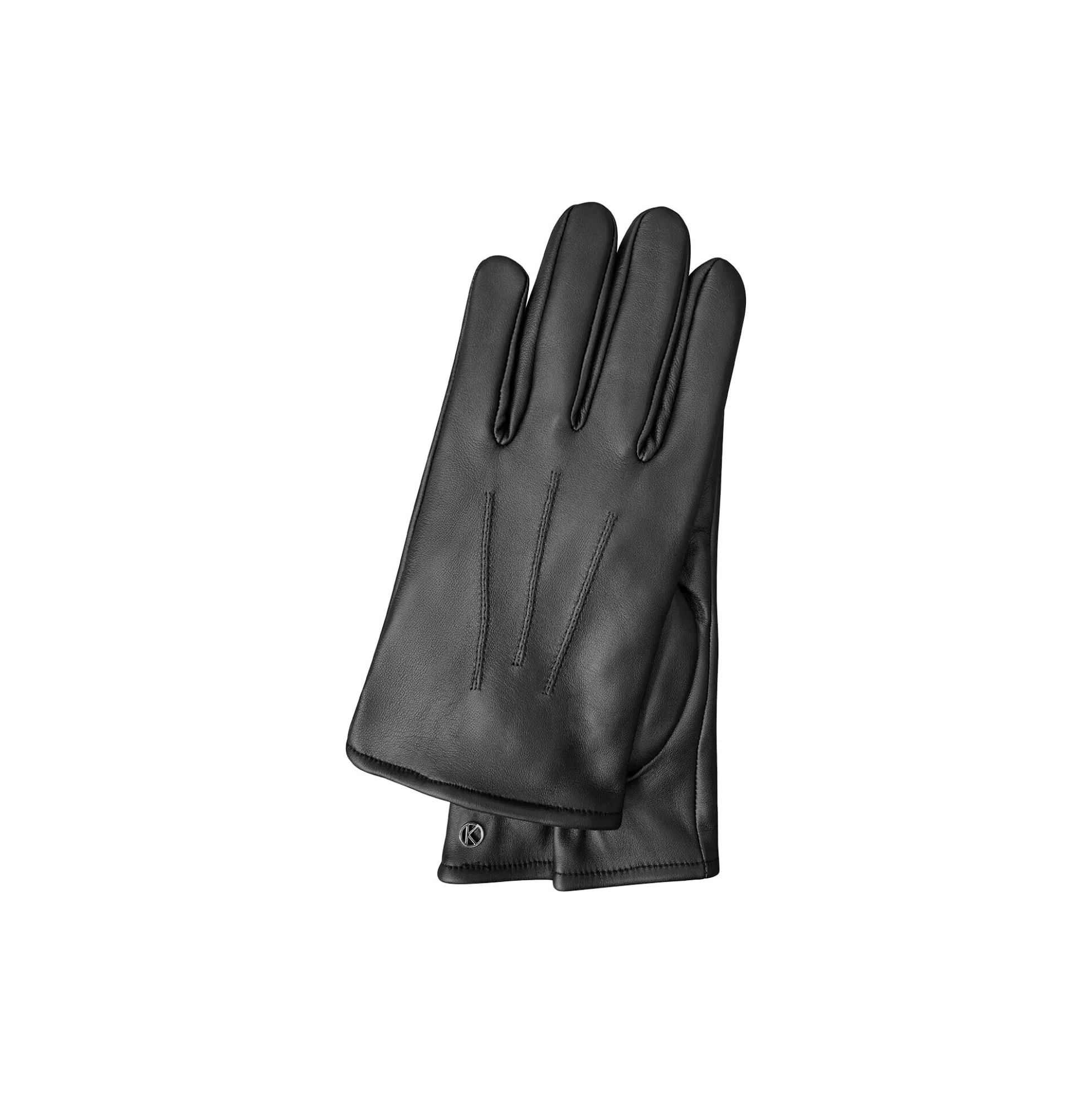 Liam læderhandske, black