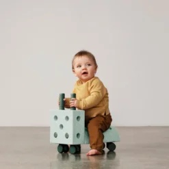 Lille gåbil, ocean mint/forest green