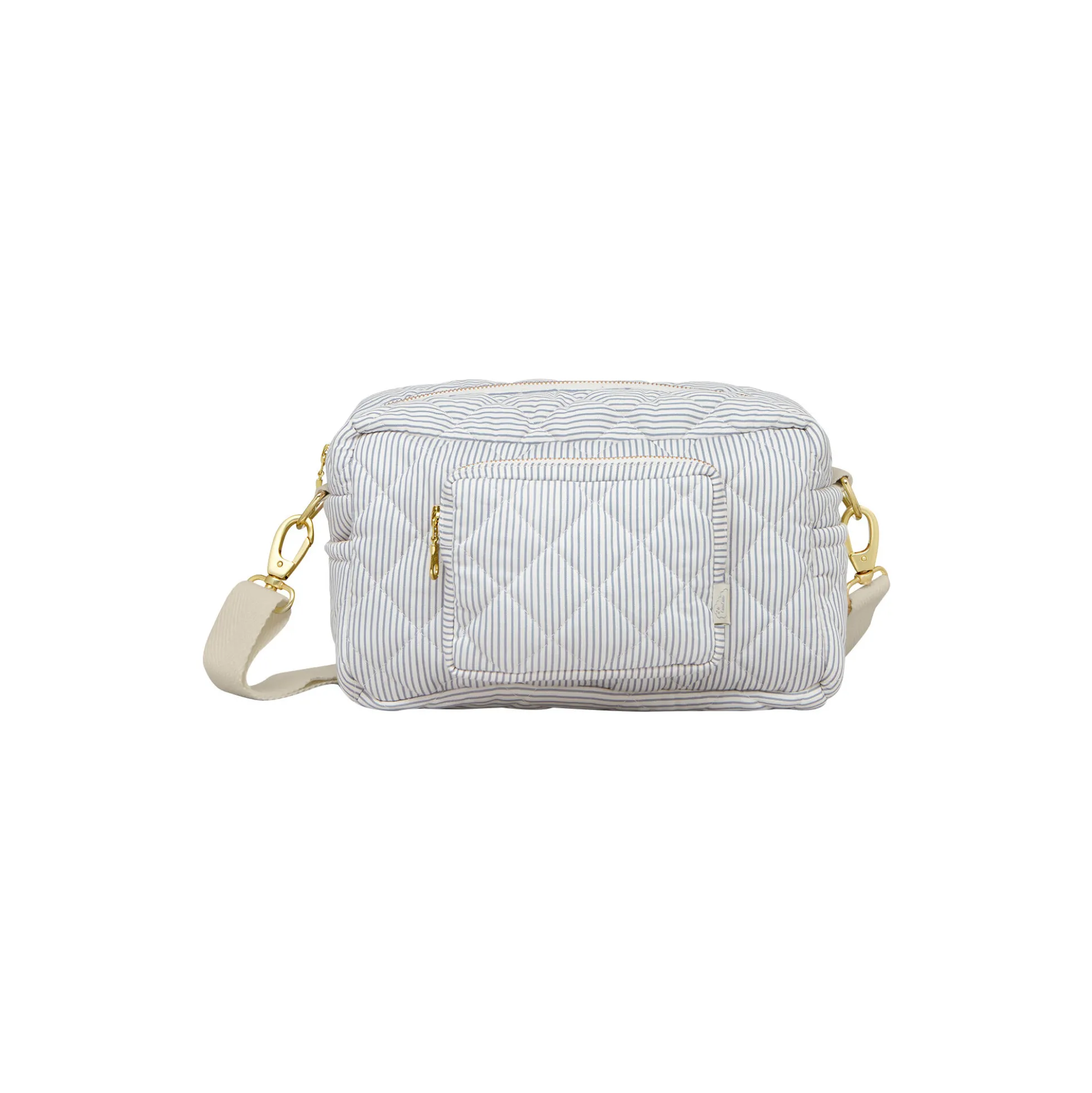 Lille pusletaske, classic stripes blue