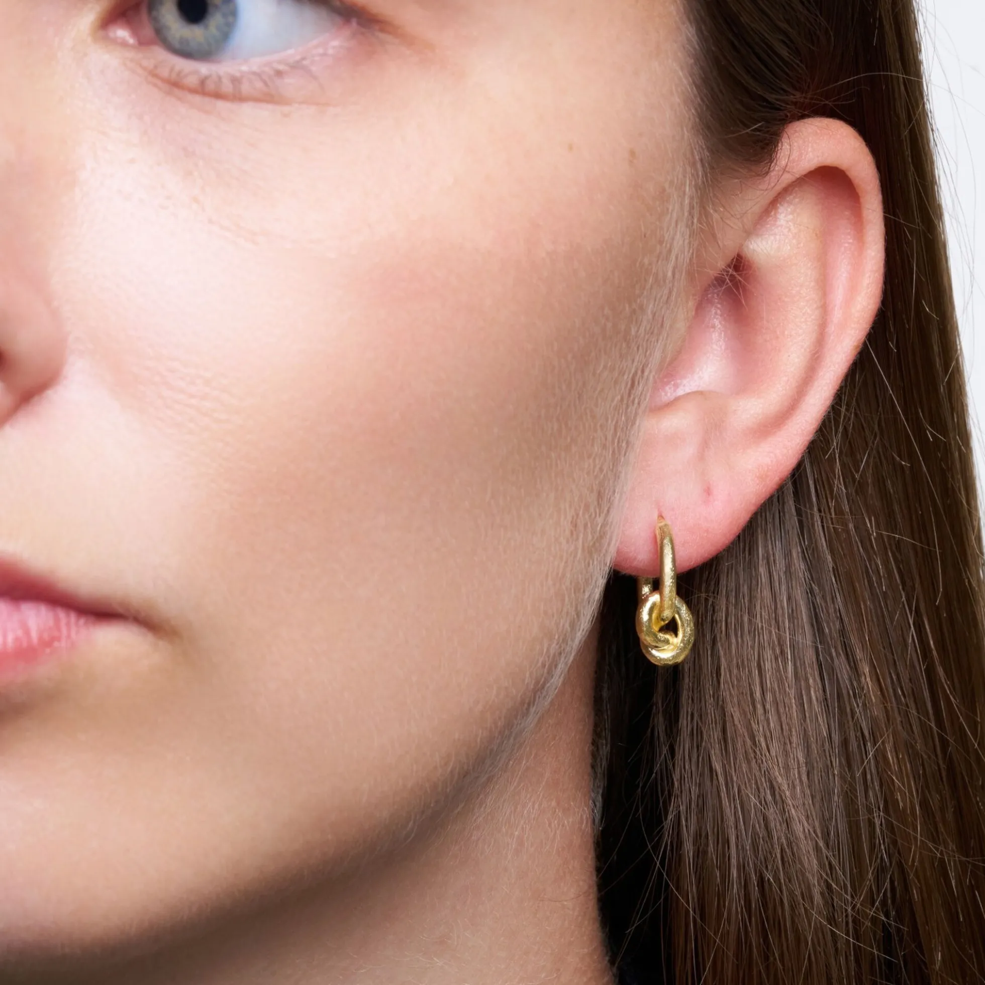 Lilou hoops Small, forsølvet