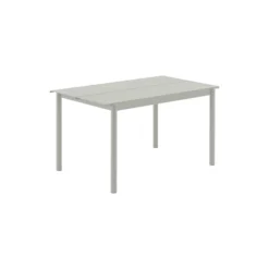Linear Steel Table, grey