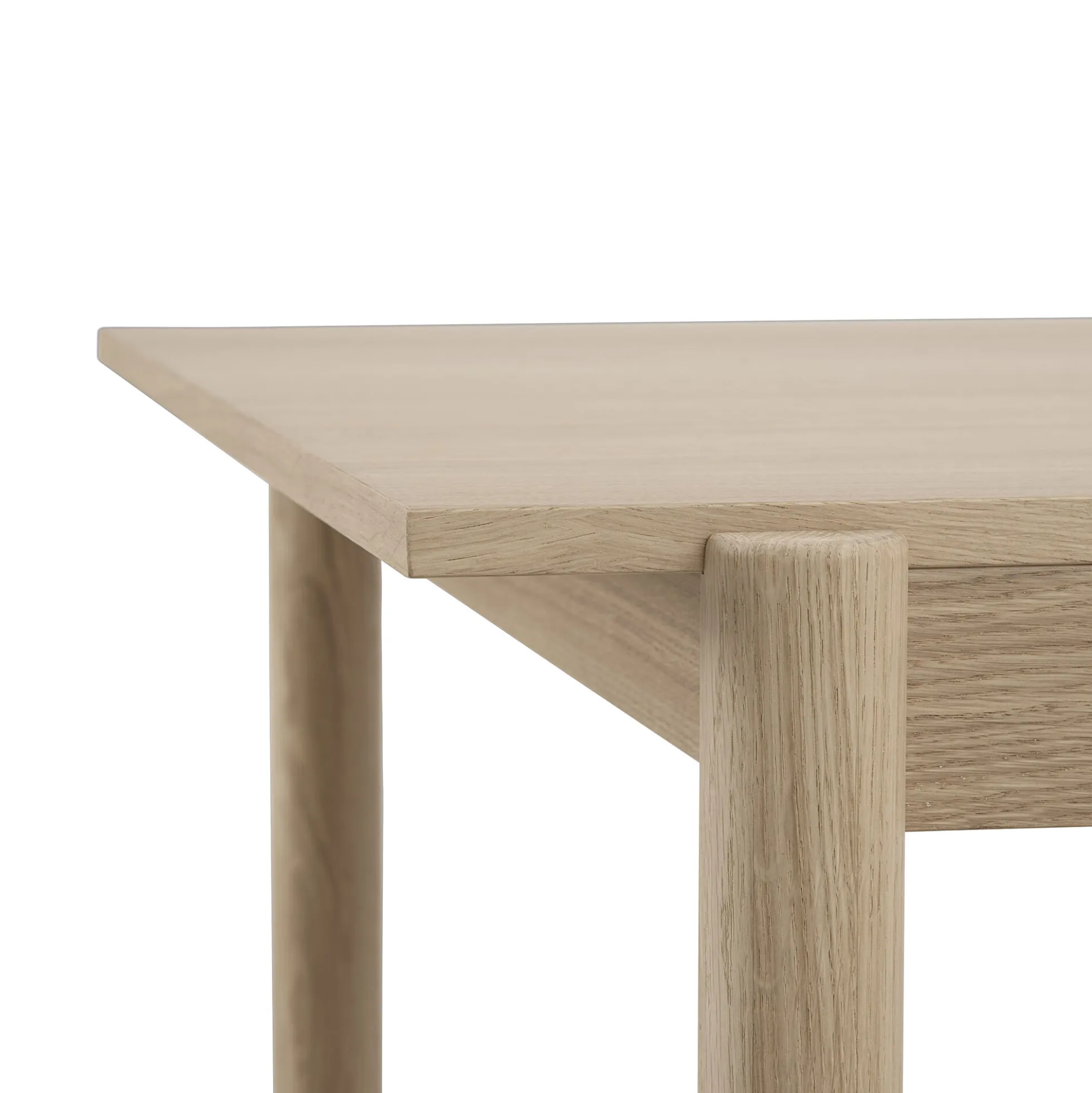 Linear Wood Table, oak veneer/oak