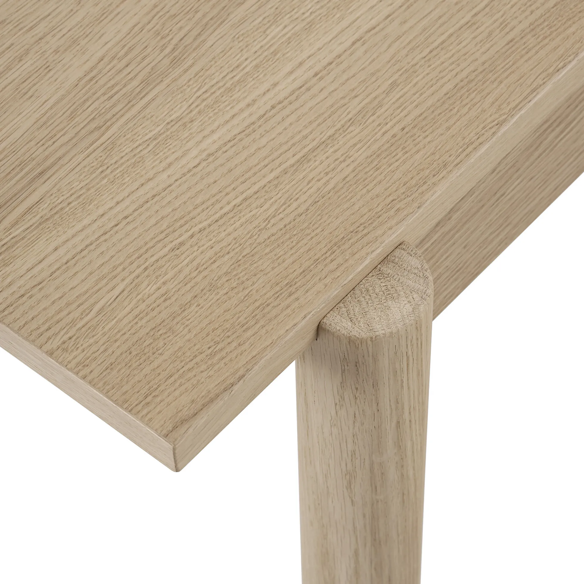 Linear Wood Table, oak veneer/oak