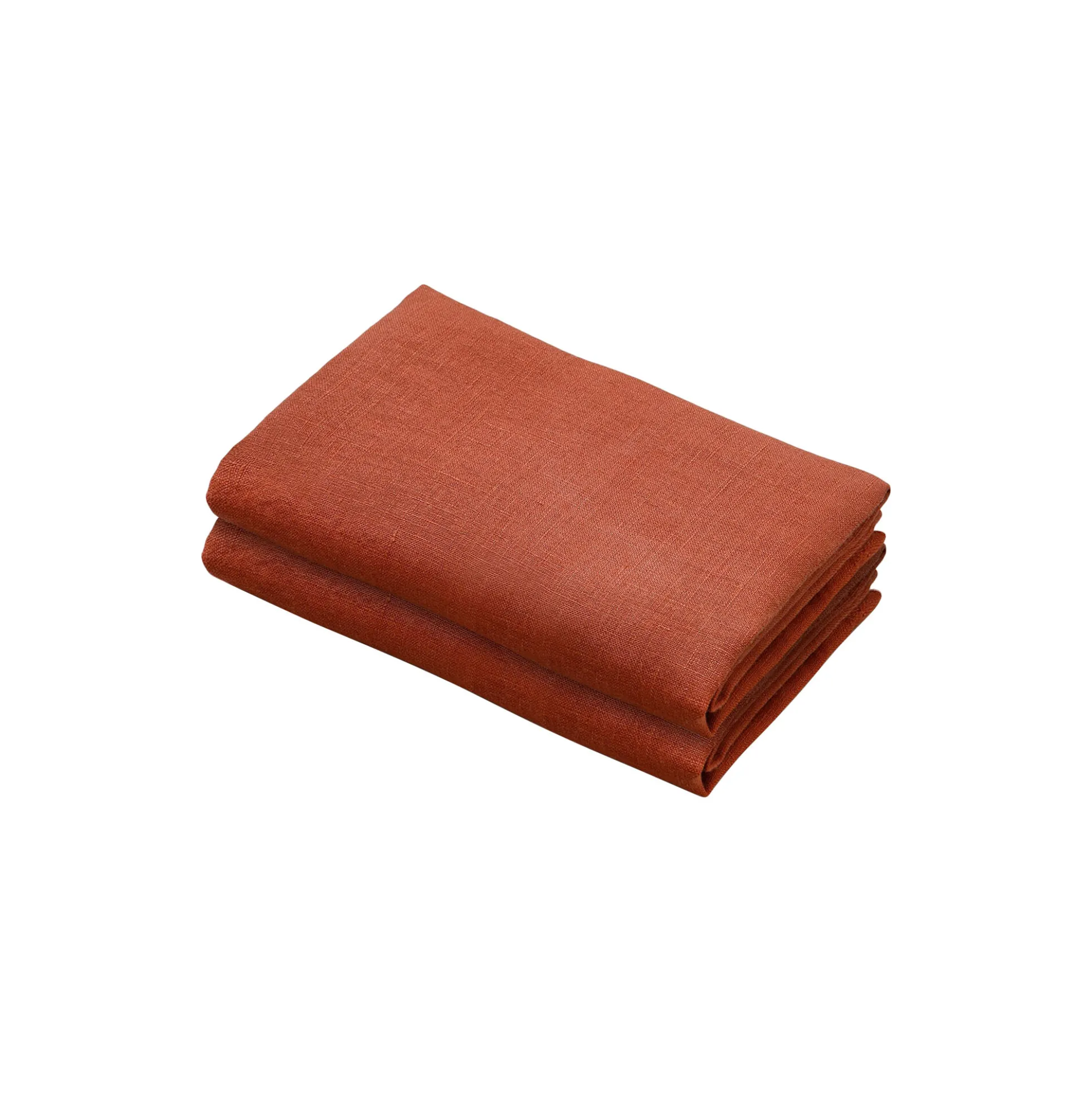 Linen Kitchen Towel, terracotta