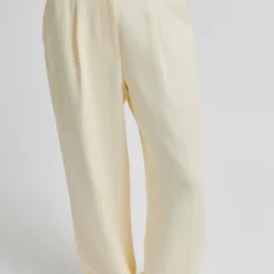 Lino Classic Trousers, alabaster gleam