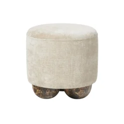 Lino Pouf, beige/light brown