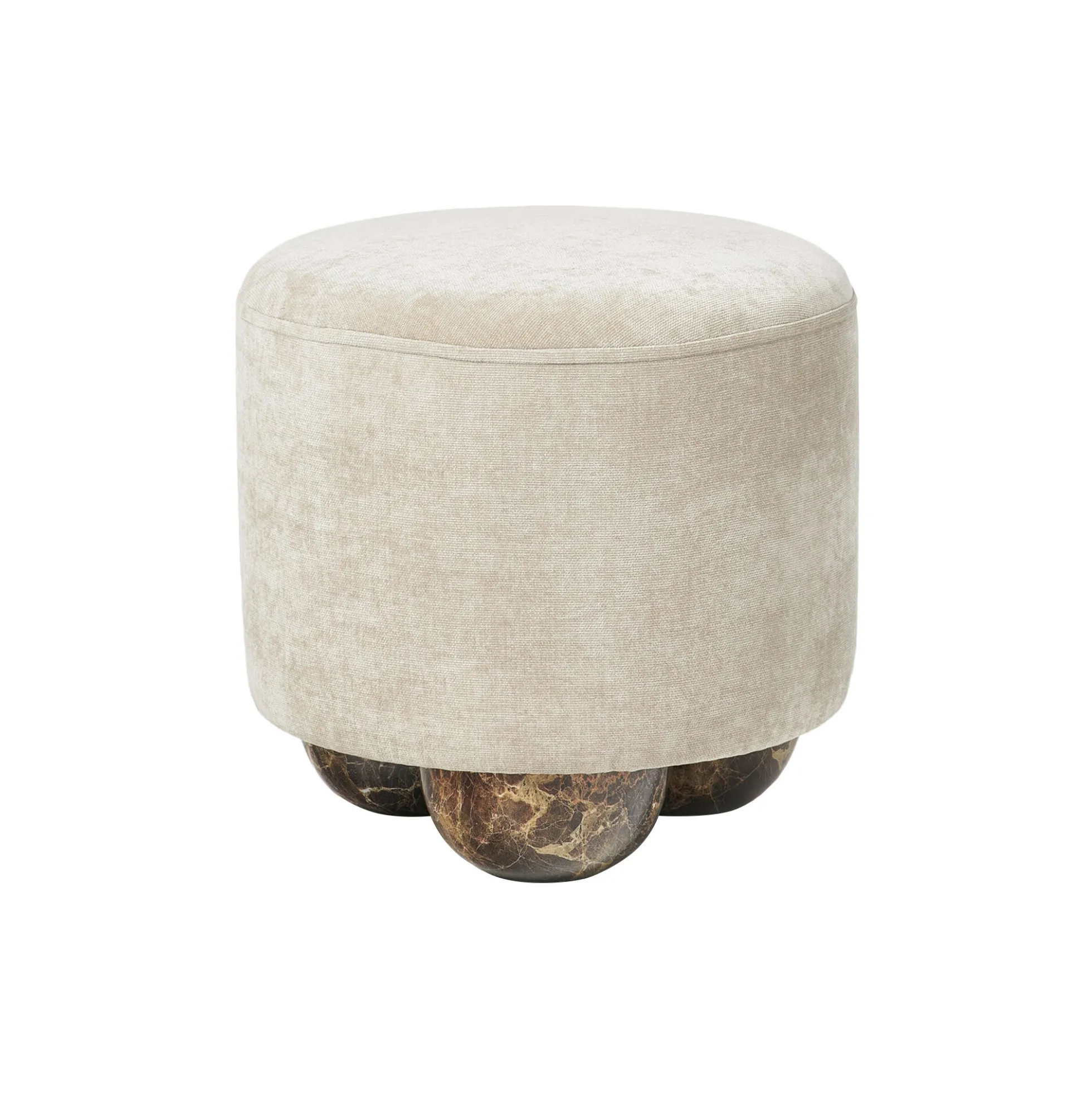 Lino Pouf, beige/light brown