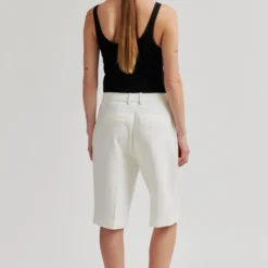 Lino Shorts, white alyssum