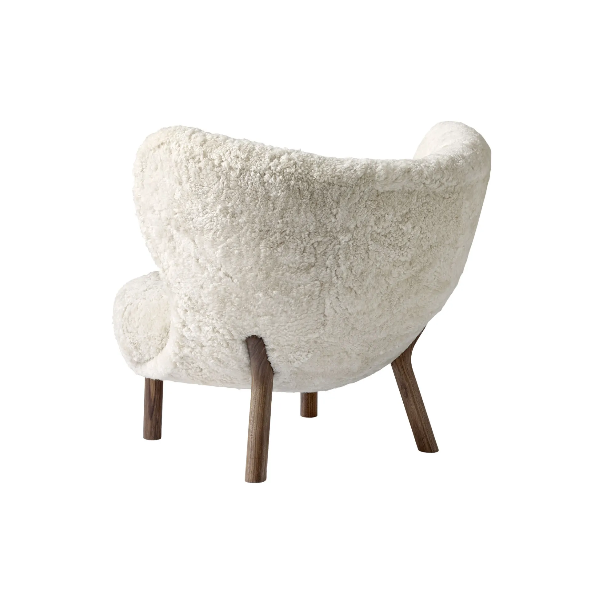 Little Petra VB1 loungestol, Moonlight/olieret valnød