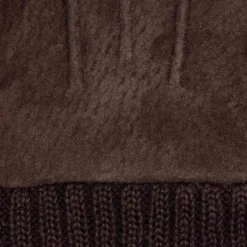 Liv læderhandske, dark brown