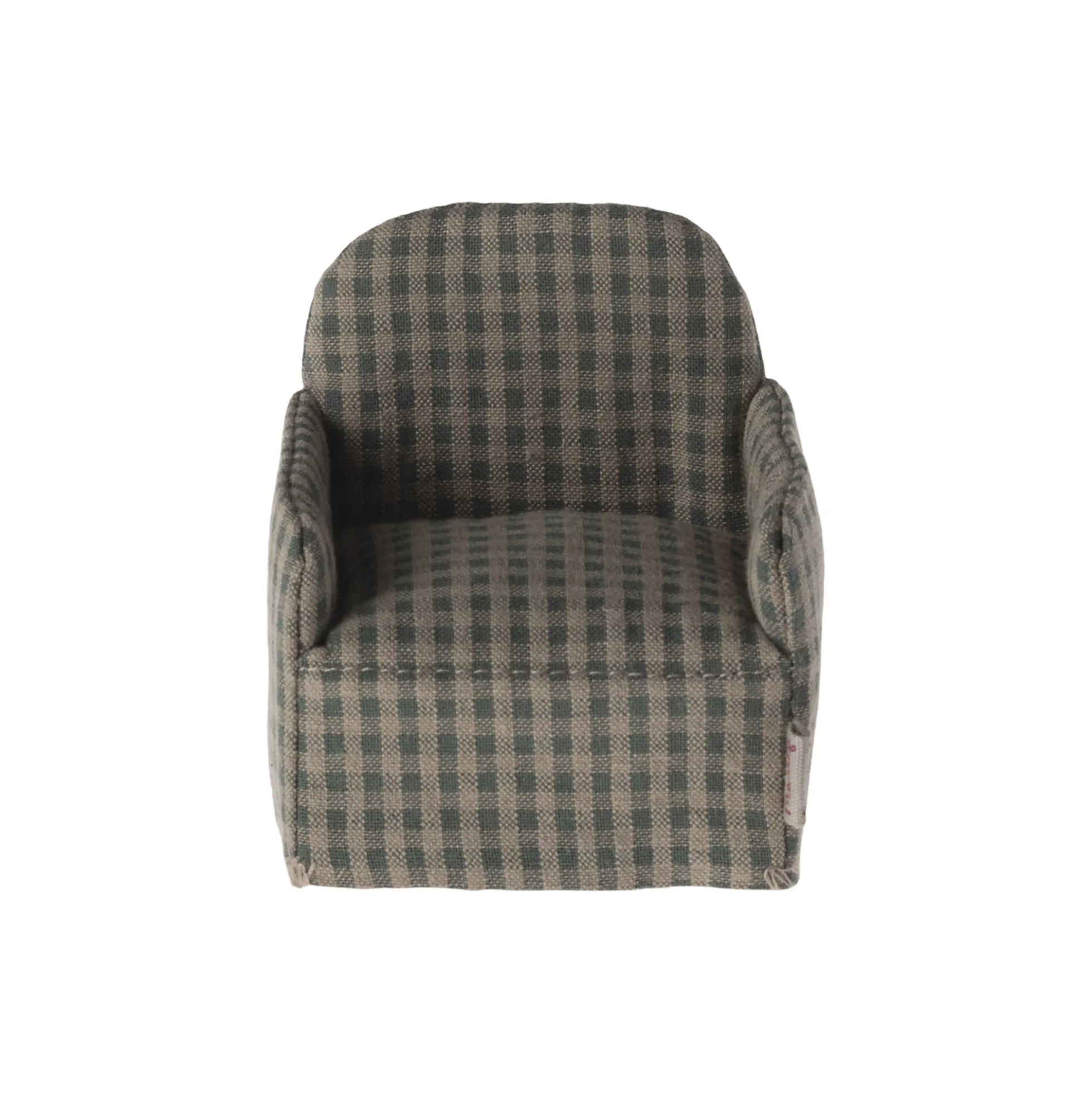 Lænestol til mus, green checker