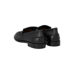 Loafer with braid detail, black