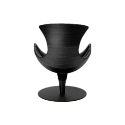 Lobster Chair loungestol, sort eg/sort