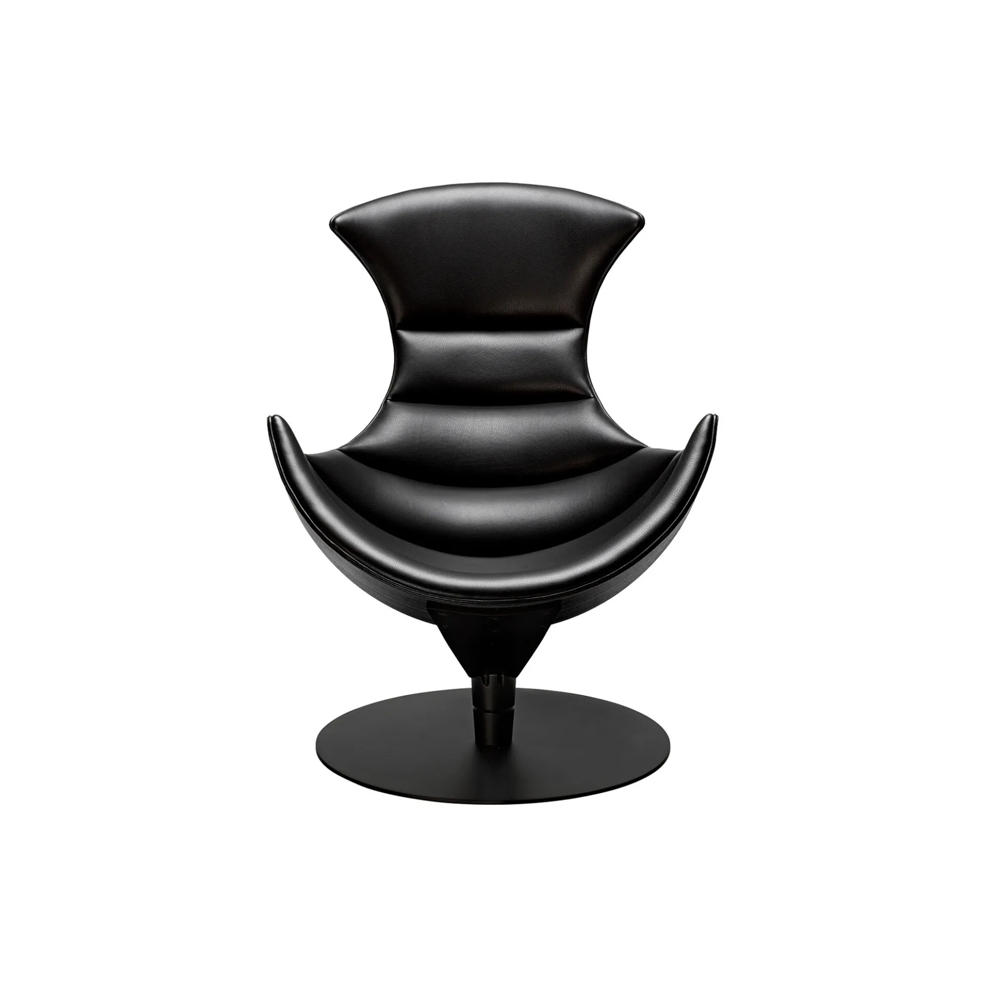 Lobster Chair loungestol, sort eg/sort