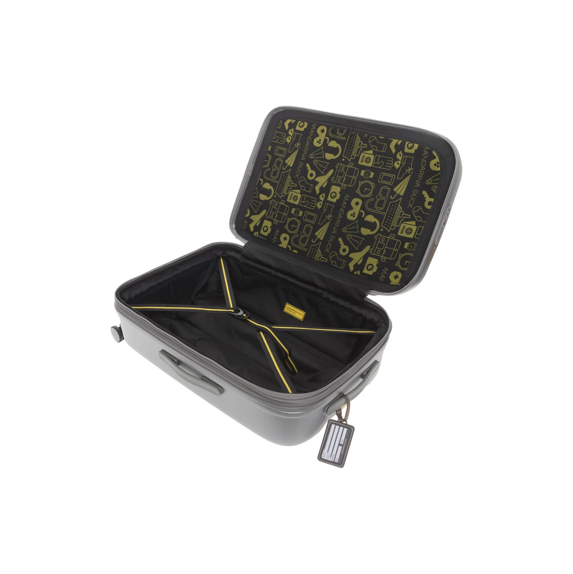 Logoduck+ Trolley Medium Cabin, silver