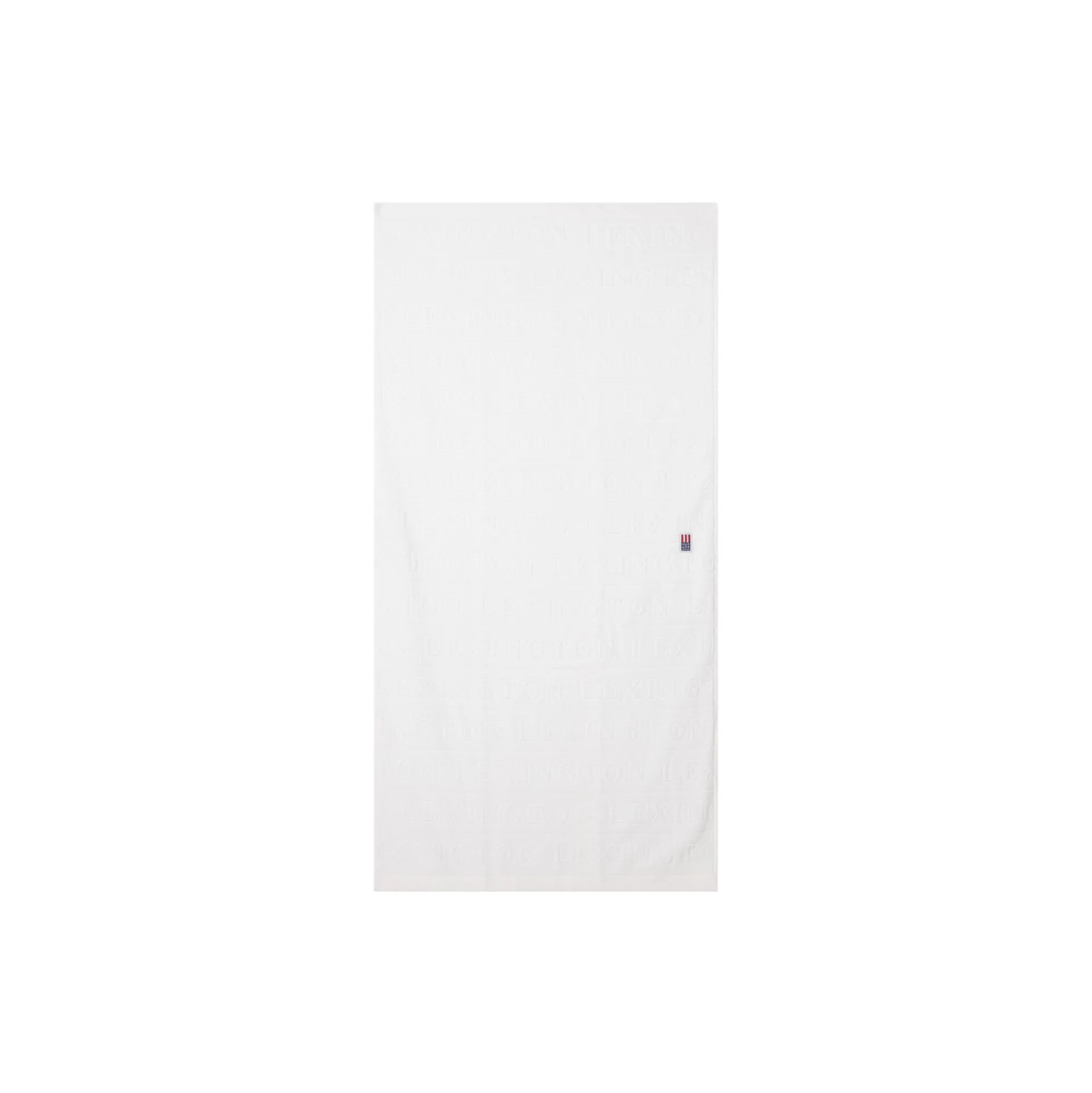 Logo Towel White, white