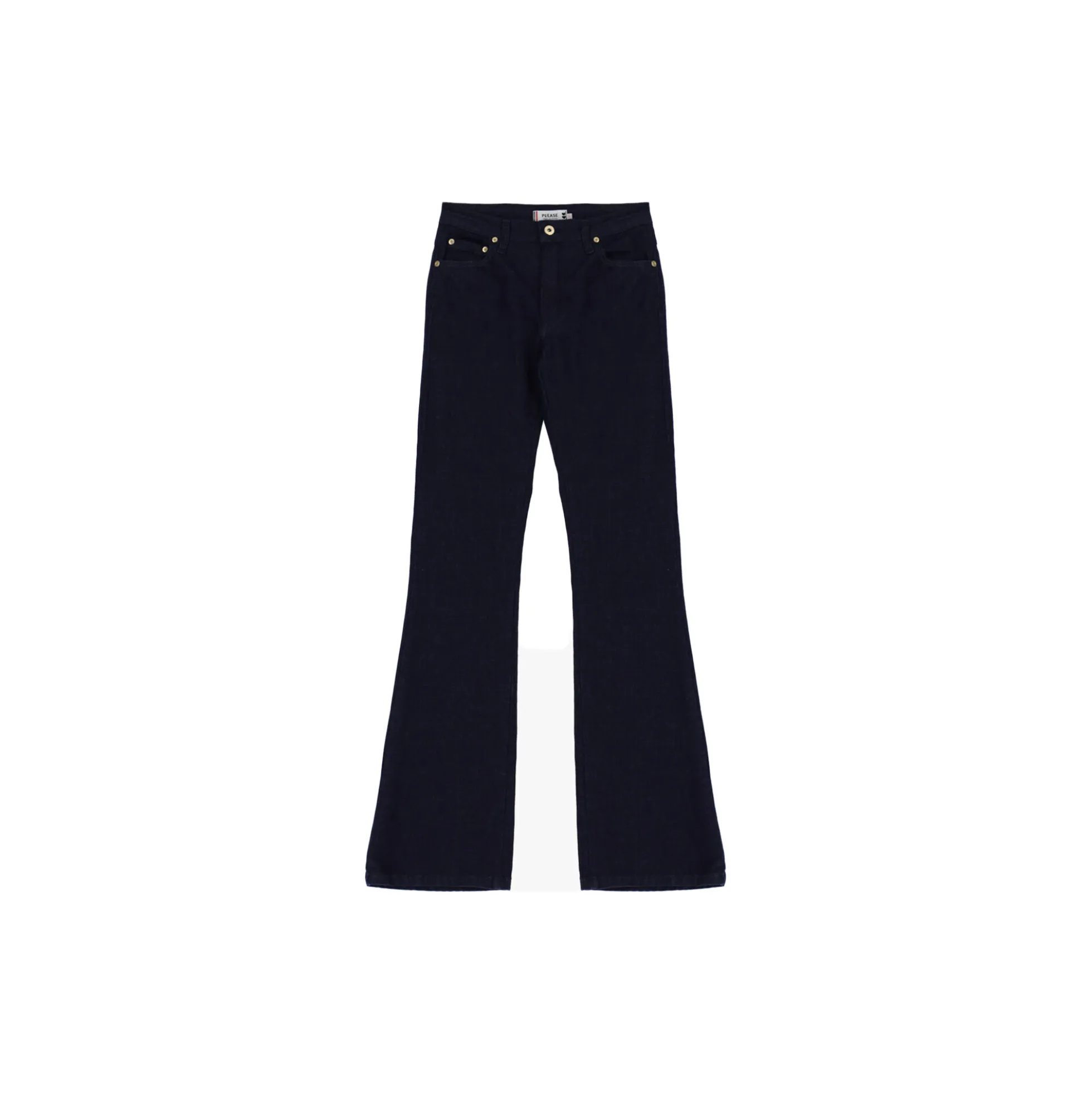 Longcut Original Denim Gold Buttons bukser, blu denim