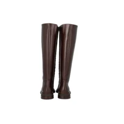 Long shafted boot, dark brown/dark brown
