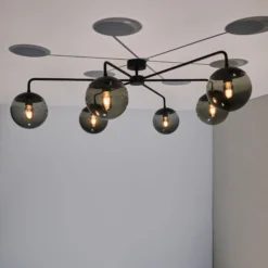 Lord Asymmetric Ceiling, black/smoke