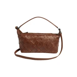 LotusMBG Bag, Woven, cognac