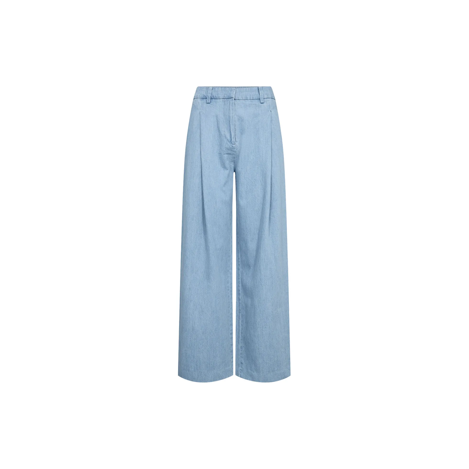LR-PIETTA 5 Bukser, mid blue denim