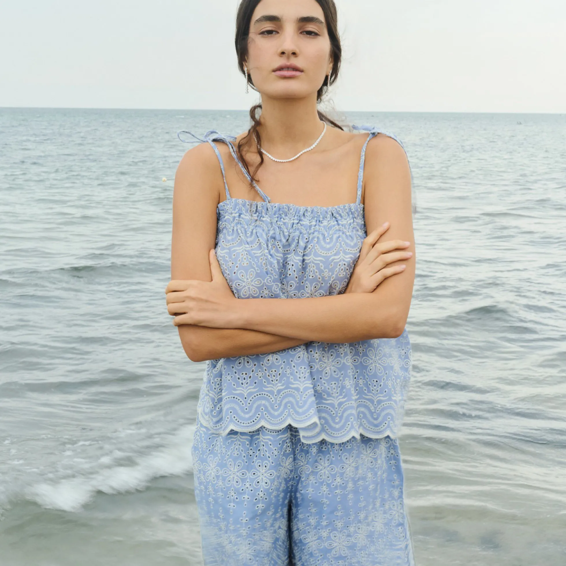 LR-ROSALINA 2 Shorts, stone wash combi