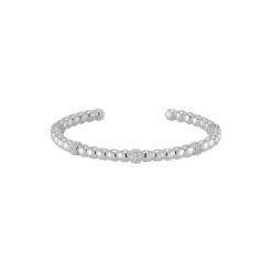 LUMI PEARL bracelet, rhodium white