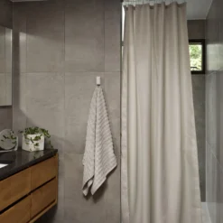 Lux badeforhæng, soft grey