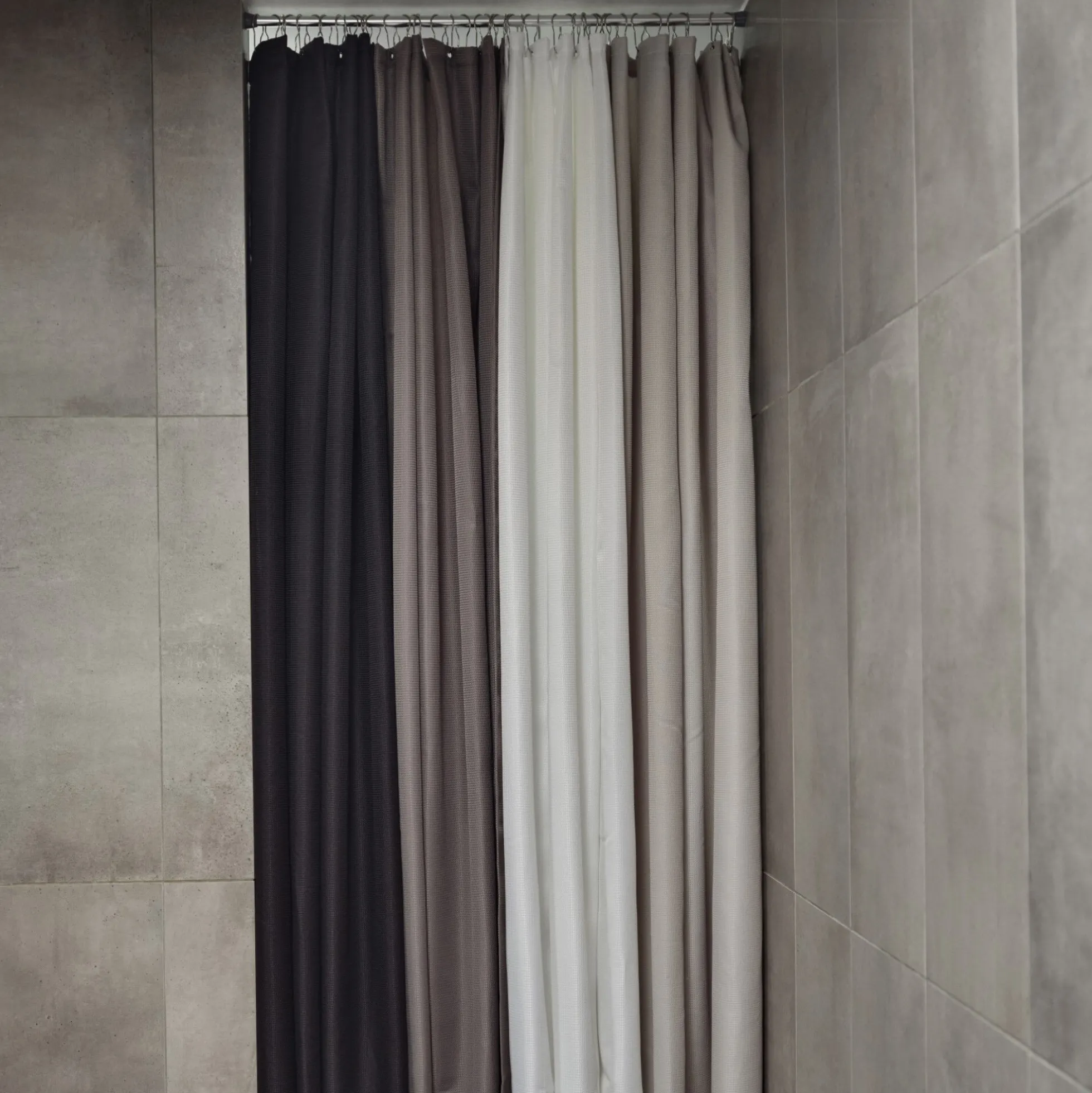Lux badeforhæng, taupe