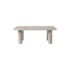 Mabel Marble Coffee Table, greige marble