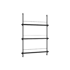 Magazine Shelving Medium, black/black