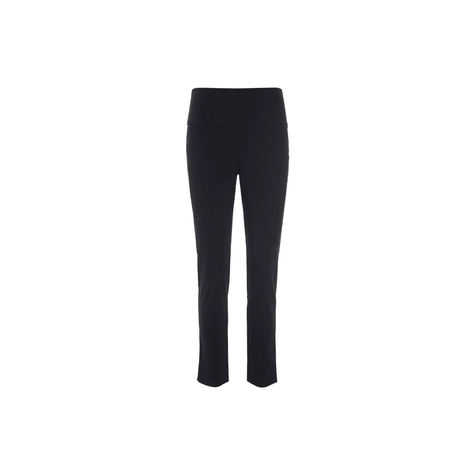 Magic stretch bukser med slids, black