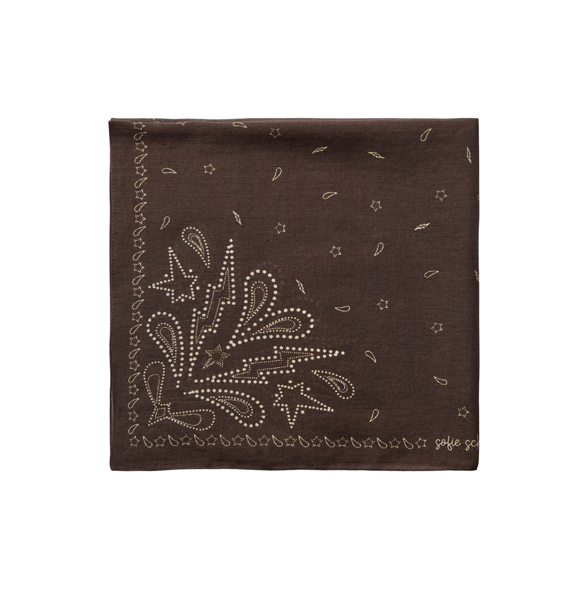 MARILYSW SCARF, dark brown