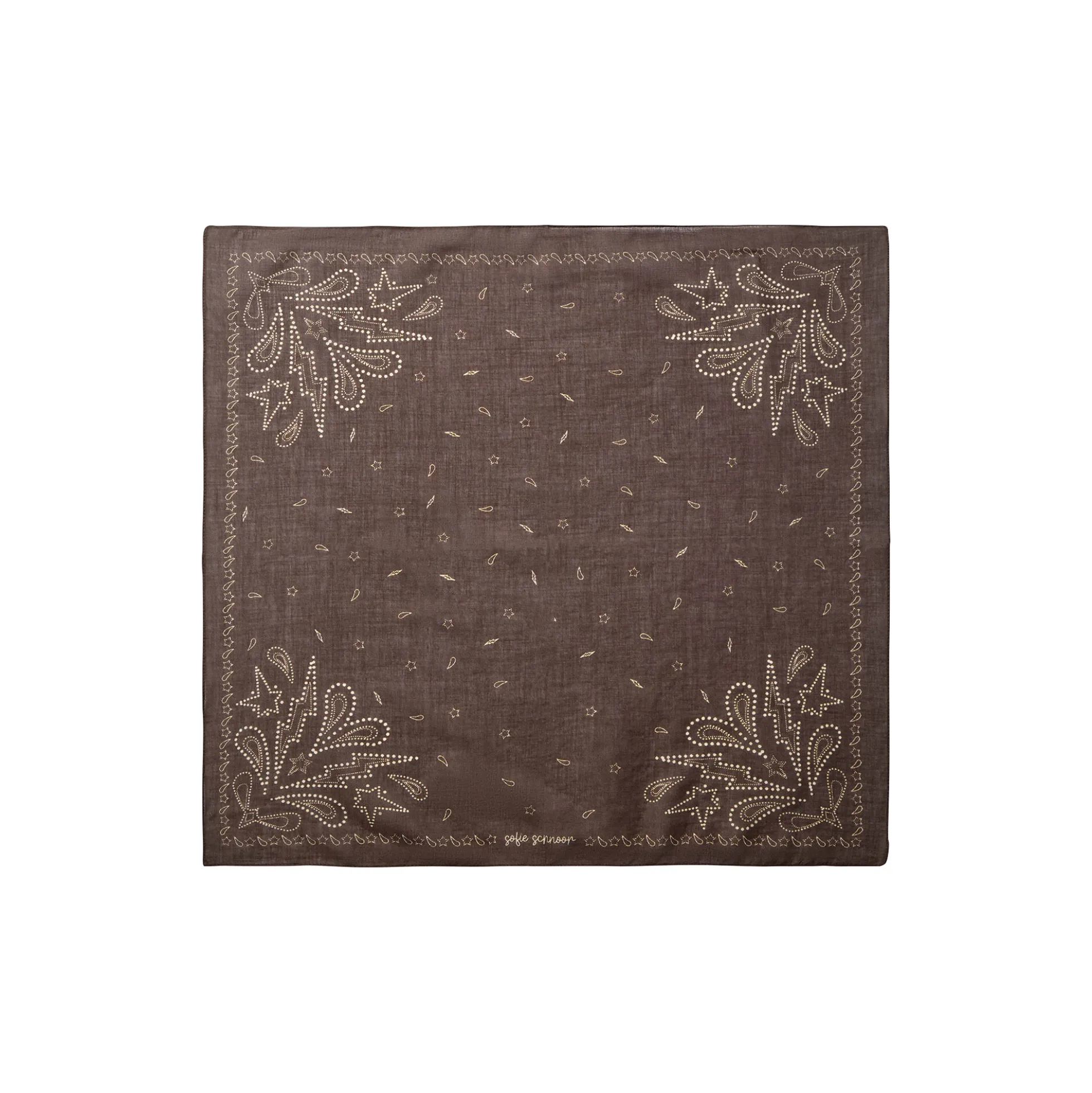 MARILYSW SCARF, dark brown
