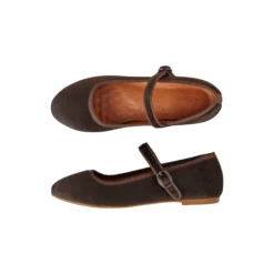 Mary Jane Ballerina, chocolate brown