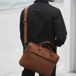 MasonMBG Laptop Bag, cognac