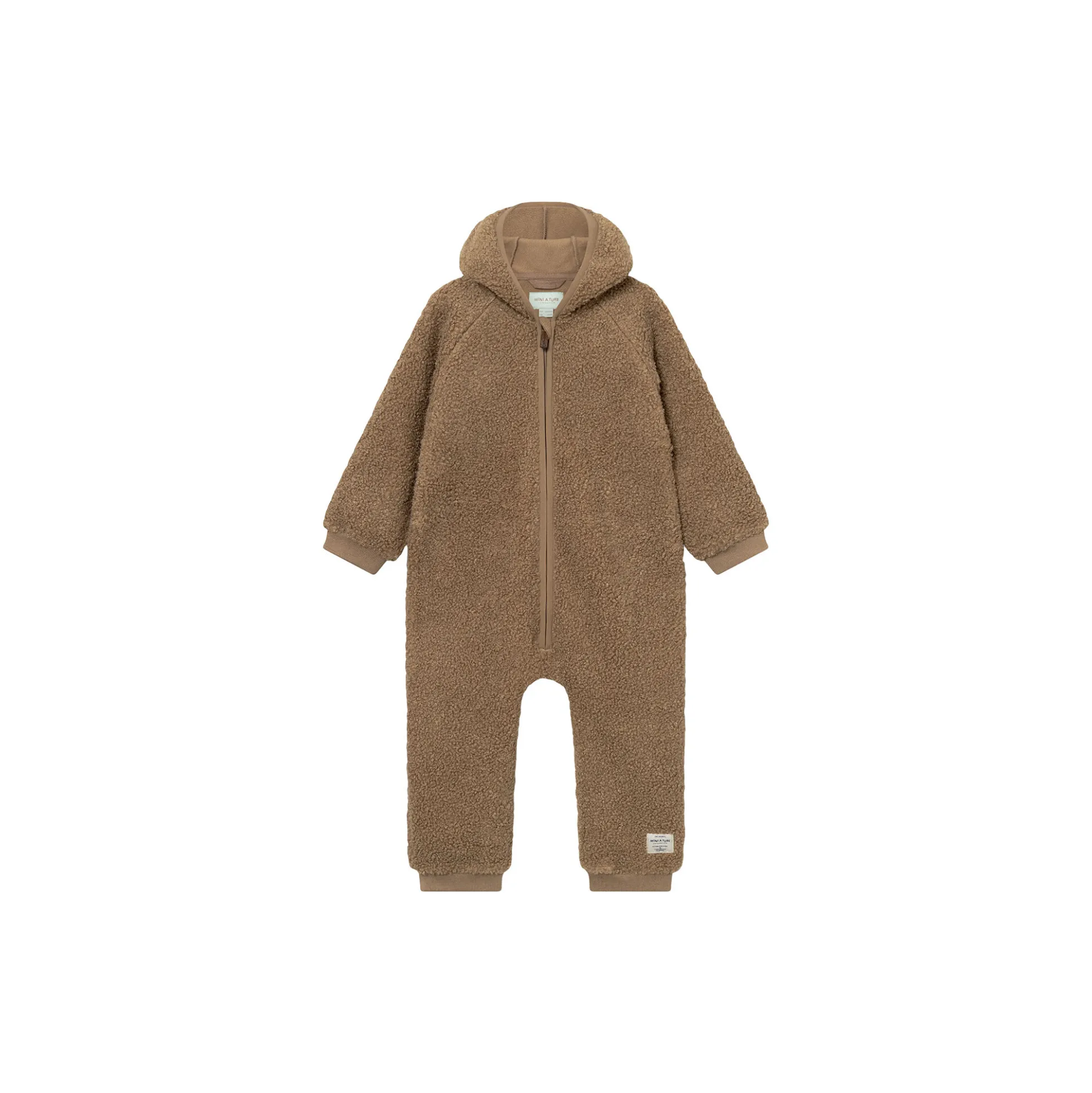 MATADEL Teddyfleece Jumpsuit, otter brown