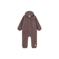 MATADEL Teddyfleece Jumpsuit, peppercorn plum