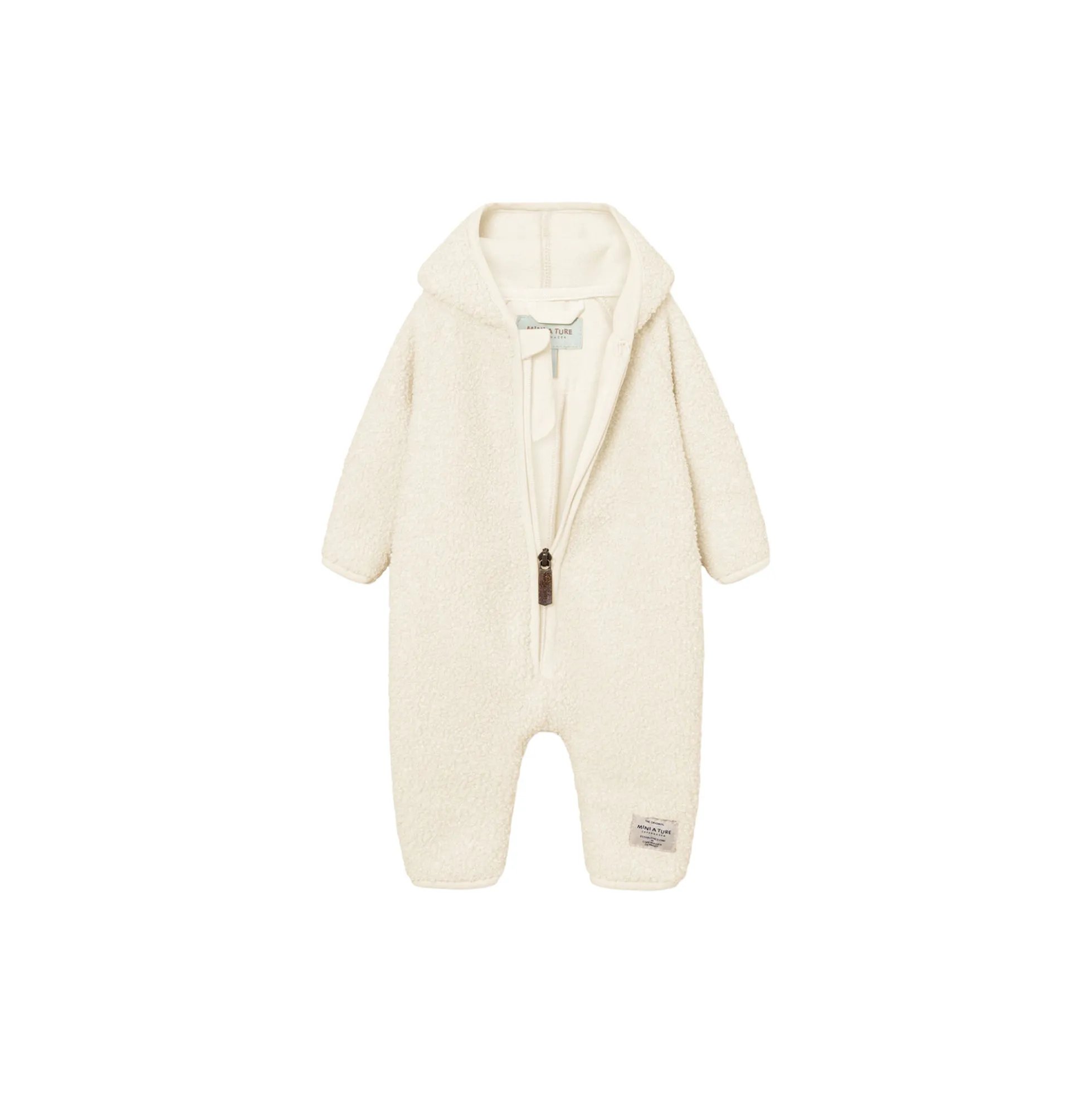 MATADEL Teddyfleece Jumpsuit, angora cream