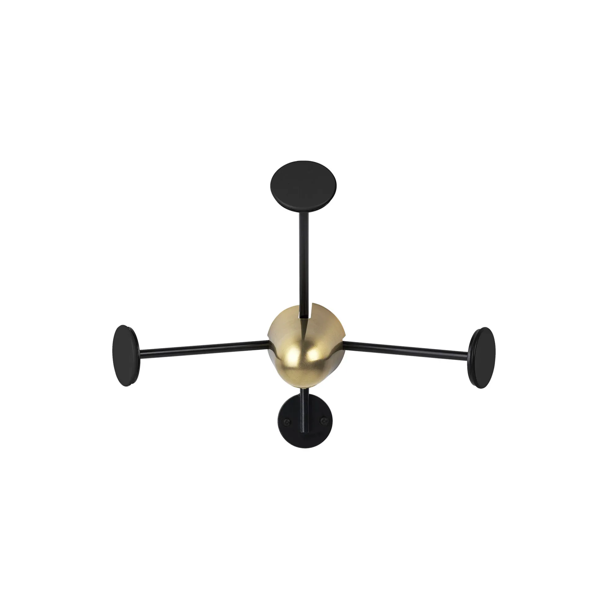 Matégot Coat Rack, soft black semi matt