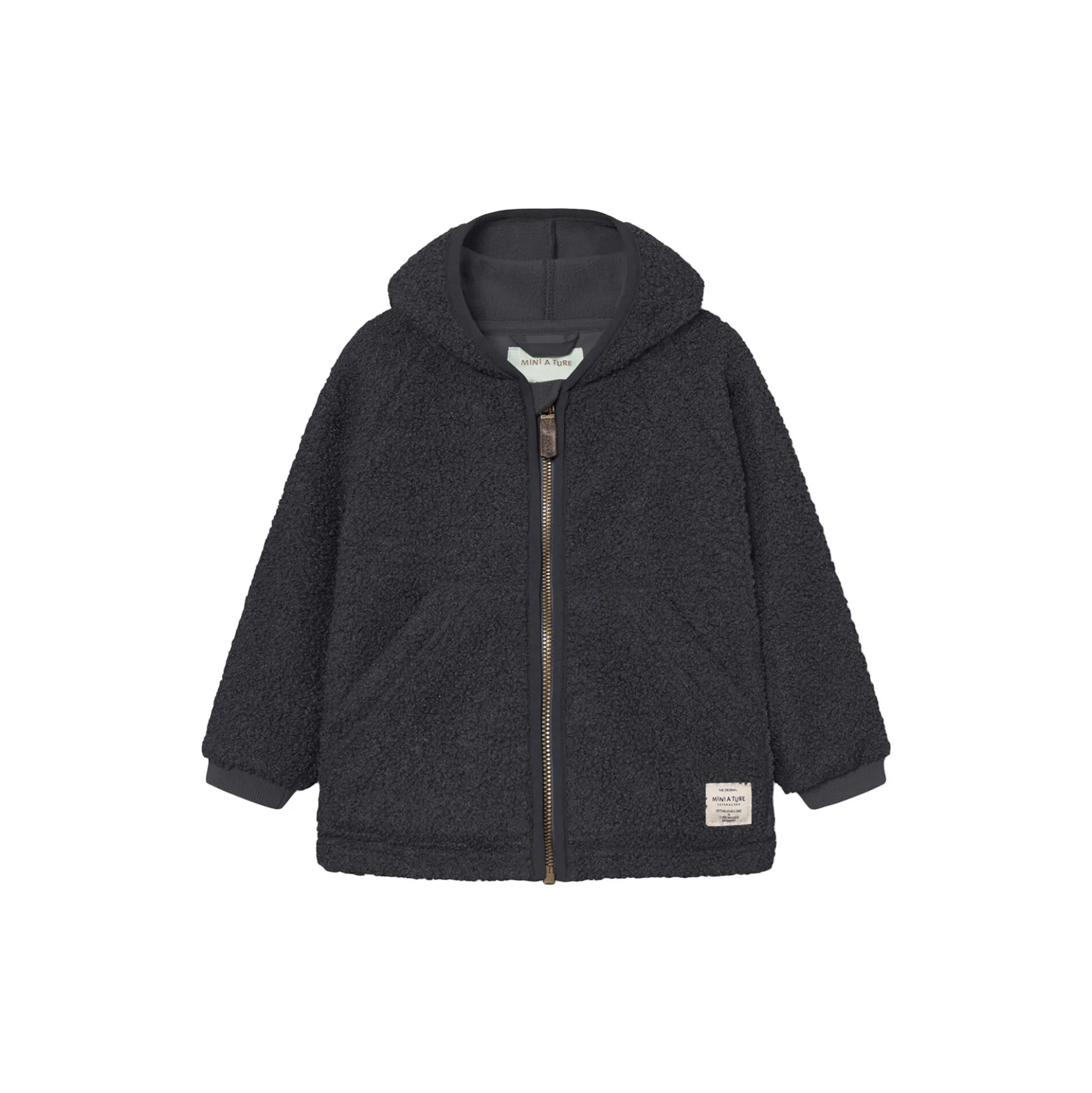 MATLIFF Teddyfleece Jacket, forged iron blue