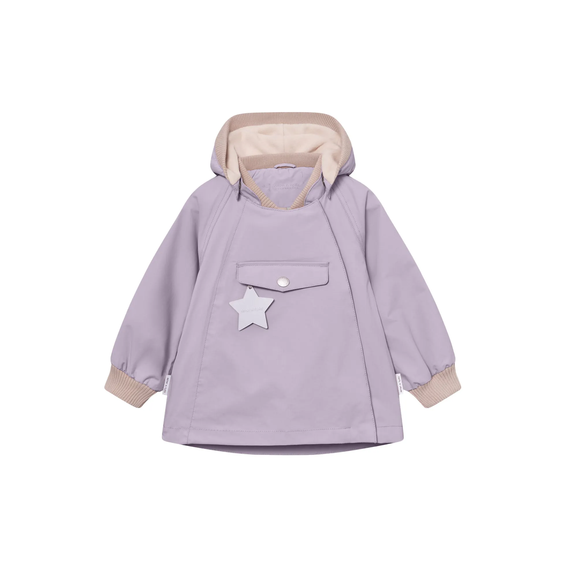 MATWAI Fleece Lined Jacket, minimal lilac