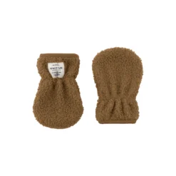 MATWOLMER Teddyfleece Mittens, otter brown