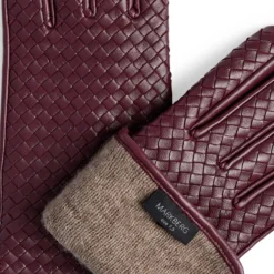 MeliaMBG Glove Weave, burgundy