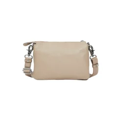 Mellow Leather Pochette, warm taupe