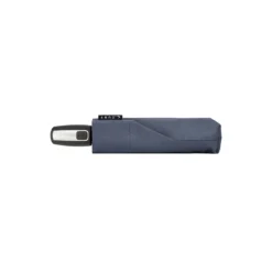 Mini automatic foldable storm umbrella, pure black