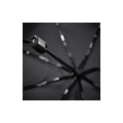 Mini automatic foldable storm umbrella, pure black